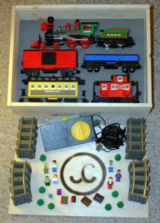 New Custom Lego Christmas Train 108 w Box Dirs Perfect Winter Village