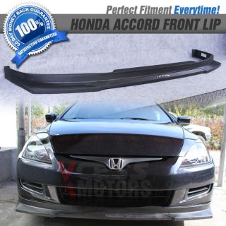 Fit 03 05 Honda Accord Coupe HC1 Style Front Bumper Lip Spoiler PP