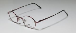 New Rodenstock R4247 42 21 130 Burgundy Black Oval Lens Eyeglass
