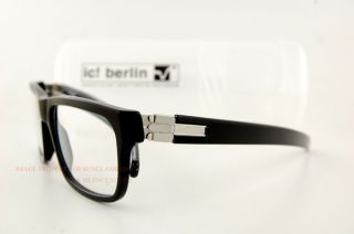 New ic berlin Eyeglasses Frames Model nameless 12 Color obsidian