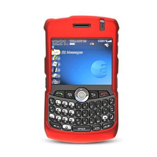 For Blackberry 8330 Curve Hard Snap on Cover Case Red