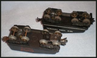 Vintage O Scale Marx Toys Railroad Steam Engine Tenders Lot of 2 Plus