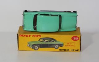 Dinky Toys 165 Humber Hawk Black RARE Green Roof