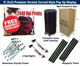 Trade Show Booth Pop Up Display Banner Stands Printing
