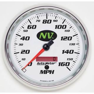 Autometer NV Series Speedometer 0 160 MPH 5 Dia Electrical 7489