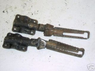 THESE ARE FOOT PEGS WITH MOUNTING BRACKETS OFF OF A 1984 HONDA