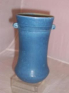 Weller Art Pottery Cornish Sea Blue Vase TLC