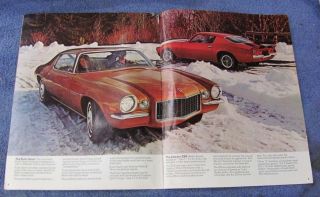 You are bidding on an original 1973 Camaro Dealer Brochure. There is