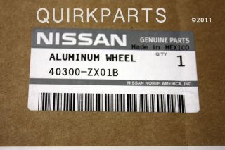 2010 2012 Nissan Altima 17 inch Alloy Wheel Rim Genuine New