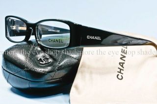 New Chanel Eyeglasses Frame 3102 501 Polished Black Womens Authentic