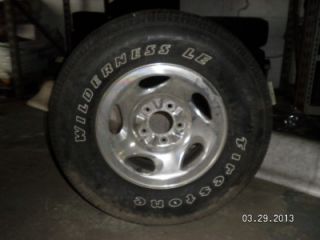 Lug Rims and Tires P265 70R16 Will Fit F150