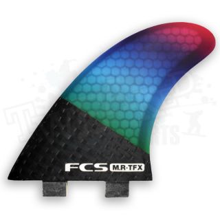 FCS MR TFX Performance Core Tri Fin Set   Rainbow 1122 211 00 R
