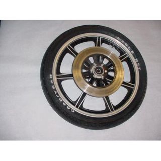 77 Yamaha XS650 XS 650 Front Wheel Tire Rim Brake Disc