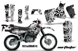 AMR Racing Graphic Kit Number Plate Background Honda XR650L XR650 Part