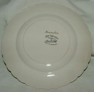 Royal Staffordshire Clarice Cliff Devonshire 2 Plates