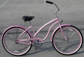 26 Beach Cruiser Bicycle Bike Bella Classic Pink