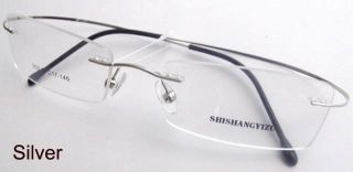 Rimless Light Flexible Eyeglass Frame Eyewear Spectacles 302 RX