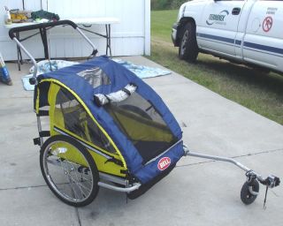 Bell Tow Behind 2 Baby Child Bike Trailer Stroller