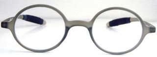 TR 90 Round Light Grey Man Eyeglass Frame Reading Glasses Reader 1 0 1