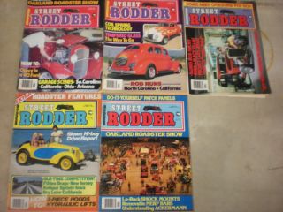 Popular Hot Rodding Street Rodder Magazine Back Issues