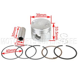 GY6 50cc Moped Scooter Piston Rings Spring Pin taotao Sunl JCL