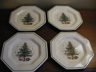 Nikko Christmastime Christmas Tree Dinnerware 7 10 3 4 Dinner Plates