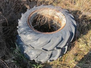 Rear Tractor Tires and Rims 11 2x24 1768