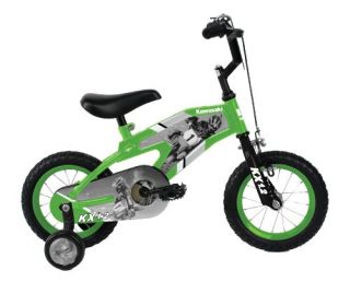 Features of Kawasaki Mono Boys 12  Inch Bike, Black/Green