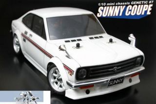10 RC Car ABC Hobby Genetic Datsun 1200 Sunny Coupe Body Shell