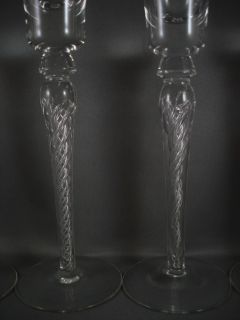 Air Twist Stem Glasses Set of Six Air Twist Stem Tall Toasting Liqueur