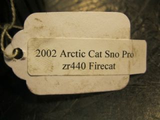 Used Drive Belt Snopro ZR 440 Firecat Chassis Snowmobile Sled