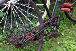 1891 Sharratt Lisle Star Solid Tyre Safety Bicycle Vintage HTS