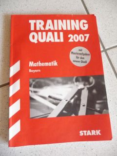 Quali Training Mathematik 2007 Bayern Stark