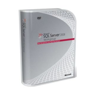Microsoft SQL Server 2008 R2   Workgroup Edition   1 User CAL