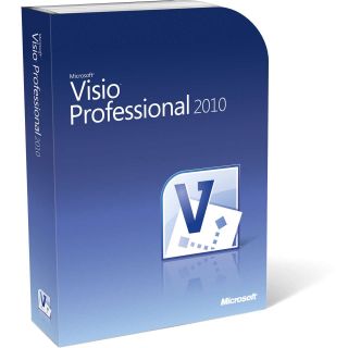 Microsoft Visio 2010 Professional 32/64 Bit Deutsch 1 User PC (DVD