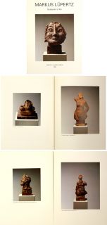 Markus Lüpertz   Skulpturen in Ton   Ausstellungskatalog von 1986
