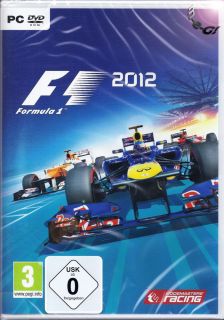 F1 2012 PC Spiel inkl. Key *NEU OVP DEUTSCH* Formel 1 2012 Formula 1