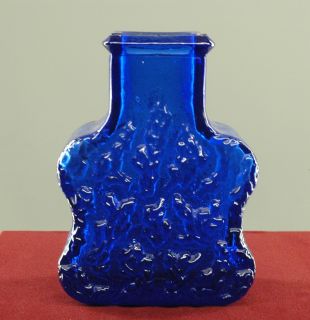 Retro Art Glass Vase, by Lars Helsten for Skruf Sweden