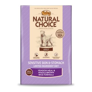 Nutro Natural Choice Adult Venison Meal & Whole Brown Rice Dry Dog Food   Food   Dog