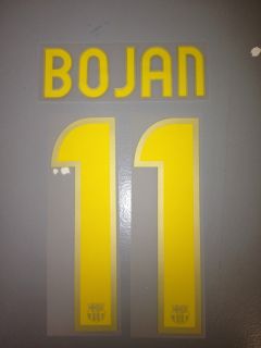 AUTHENTIC BARCELONA 2008/10 NAME AND NUMBER SETS