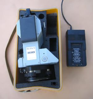 Zeiss Rec Elta 15 (3) total station, carrying case, 2 batteries and