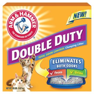 Arm & Hammer Double Duty Advanced Odor Control Clumping Litter   Sale   Cat