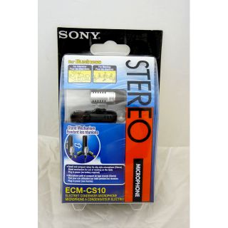 NEU SONY Stereo CLIP KrawattenMikrofon Mikrofone ECM CS10 ECMCS10