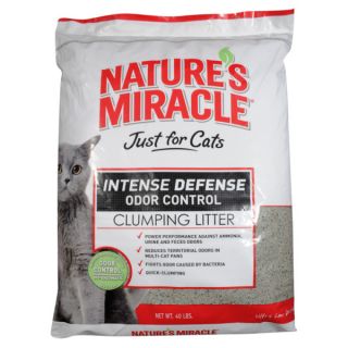 NATURE'S MIRACLE™ Just for Cats Intense Defense Odor Control Clumping Litter   Sale   Cat