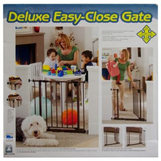 North States Deluxe Easy Close Pet Gate   Tension Mounted Gates   Gates