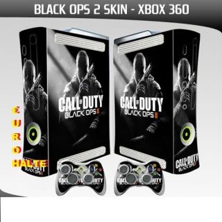 Black Ops 2 Skin Aufkleber Folie Nintendo Xbox 360 Faceplate Black Ops
