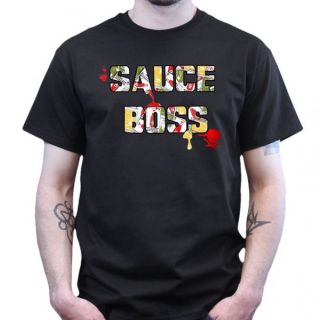 Epic Meal Time Sauce Boss T shirt   Schwarz   NEU   OVP
