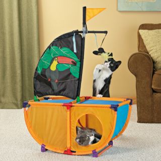 ToyShoppe Playables Kitty Pirate Ship Cat Toy   Interactive   Toys