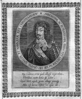 1650   Ludwig Louis XIII. Roi de France Portrait Merian