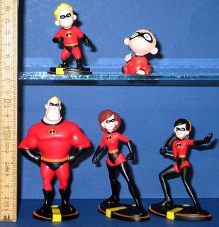 Incredibles 5 x Walt Disney Figuren die Unglaublichen Bully